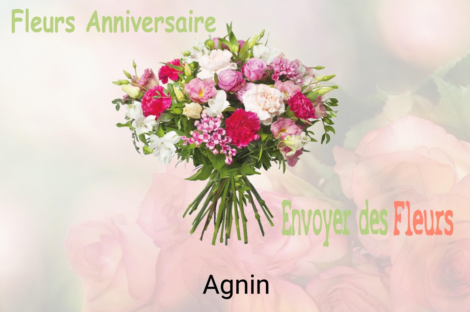 Bouquet de fleurs d’anniversaire livré à Agnin